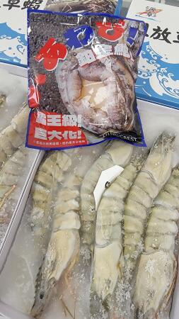 （鮑+蝦）大尾肥豬蝦6隻（買一盒送一盒）加碼送巨鉑金大鮑魚一顆 