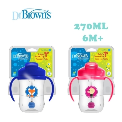 Dr.Brown's BABY FIRST STRAW CUP 6M+ 270ml 