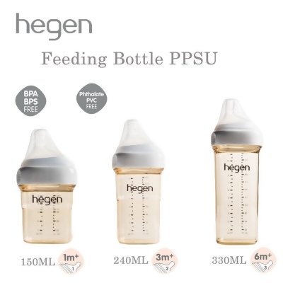 Hegen PCTO Feeding Bottle PPSU Single or Twin 150ml/240ml/330ml 