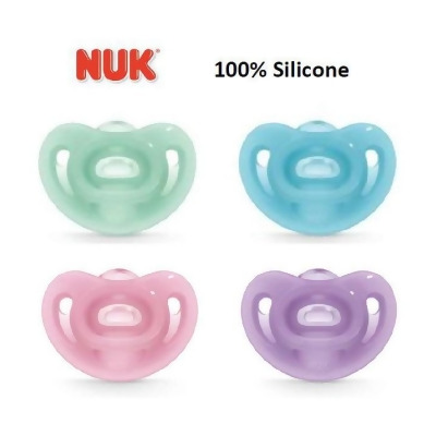 NUK SENSITIVE SOOTHERS SILICONE Pacifier 0-6M / 6-18M 