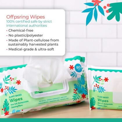  OFFSPRING naturally nurturing plant-based Wipes (20pcs) 