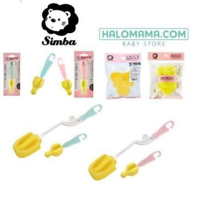  SIMBA SPONGE NIPPLE BRUSH REPLACEMENT 3PCS/SPONGE REPLACEMENT PACK/SPONGE NIPPLE BRUSH/ROTARY BOTTLE BRUSH SPONGE| Halomama 