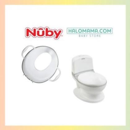  NUBY Potty Training Toilet With Life Link Flush Button and Sound 18m+ / Safety Toilet Seat Trainer 18m+ 