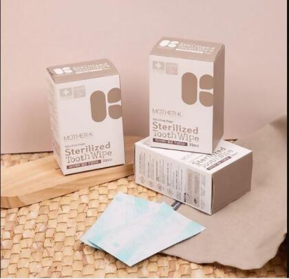  MOTHER- K STERILIZED BABY TOOTH WIPES 30 PCS 
