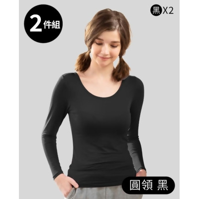 【2件組】蓄熱保暖機能衣-女圓領衫.女高領衫 617+627 