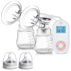Costway Electric Double Breast Pump, Breast Pump, Portable Dual Suction Nursing Breastfeeding Pump