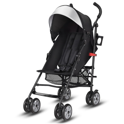 Costway Folding Lightweight Baby Toddler Umbrella Travel Stroller w/ Storage Basket 