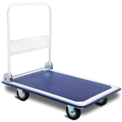 Costway 660lbs Platform Cart Dolly Folding Foldable Moving Warehouse Push Hand Truck 
