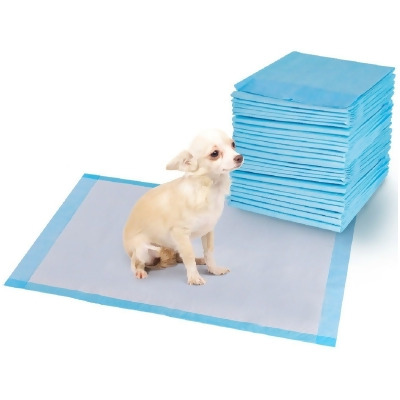 Costway 150 PCS Puppy Pet Pads Dog Cat Wee Pee Piddle Pad Training Underpads (24'' x 36'') 