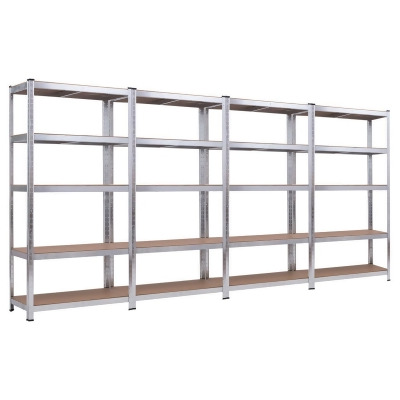 Costway 71'' Heavy Duty Storage Shelf Steel Metal Garage Rack 5 Level Adjustable Shelves 
