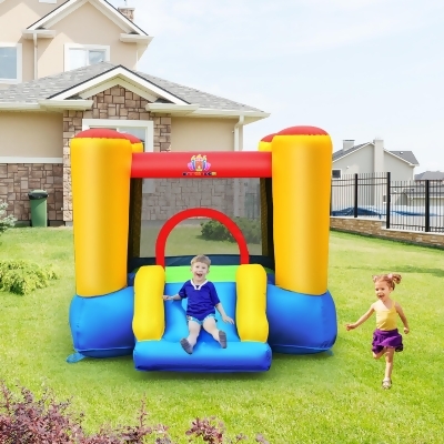 Costway Inflatable Mighty Bounce House Castle Jumper Moonwalk Bouncer Without Blower 