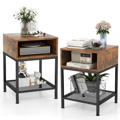 boutique nesting tables, steel frame retail tables