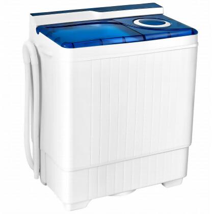 Costway 17.6 lb Portable Mini Compact Twin Tub Washing Machine Washer Spin Dryer