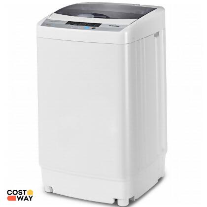 Portable Compact Washing Machine 1.3 Cu.ft Spin Washer Drain Pump 8 Water Level