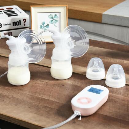 Costway Electric Double Breast Pump, Breast Pump, Portable Dual Suction Nursing Breastfeeding Pump alternate image