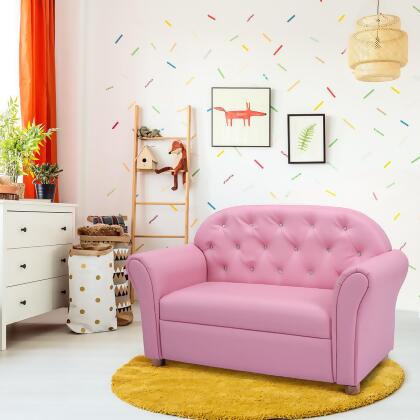Costway Kids Sofa Princess Armrest Chair Lounge Couch Children Toddler Gift alternate image