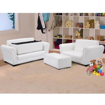 Costway Kids Sofa Armrest Chair Couch Lounge Children Birthday Gift w/ Ottoman alternate image