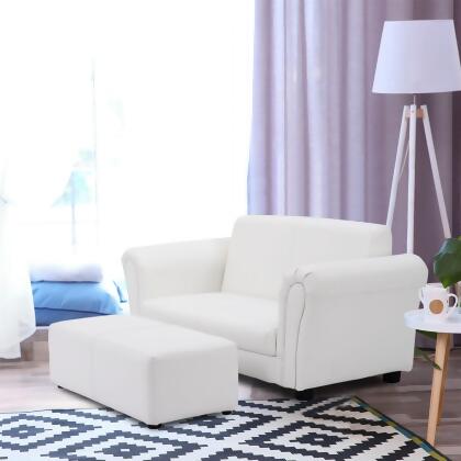 Costway Kids Sofa Armrest Chair Couch Lounge Children Birthday Gift w/ Ottoman alternate image