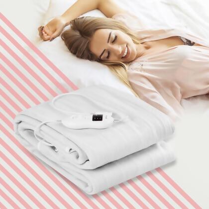 Electric Heated Mattress Pad Safe Twin/Full/Queen/King 8 Temperature 10h Timer alternate image