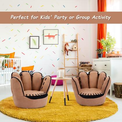 Costway Kids Sofa Five Finger Armrest Chair Couch Children Living Room Toddler Gift alternate image