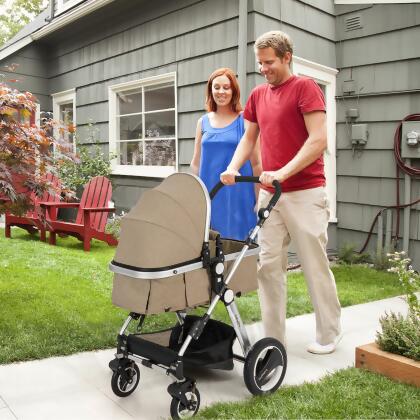 Costway folding aluminum store infant baby stroller