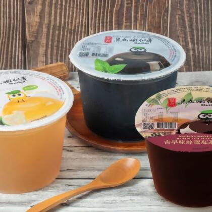 【friDay嚴選】【黑丸】嫩仙草/檸檬寒天愛玉/蜂蜜紅茶凍(2000g)6桶※不同口味分開出貨※