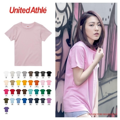 日本 United Athle 5.6 oz 女版短袖純棉素面T-shirt 