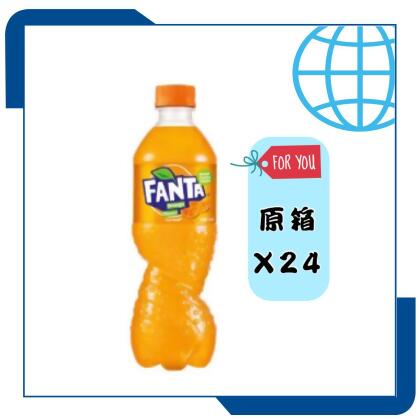 「芬達」橙味汽水500毫升膠樽24樽裝 