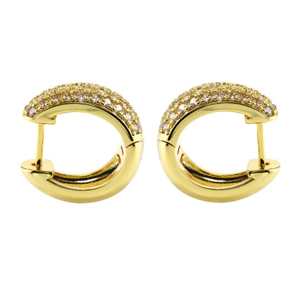 MACY - Micro Pave Hoops alternate image