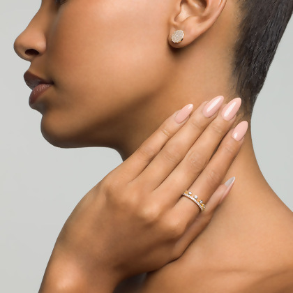 Layered PRIYA Crown Ring in gold