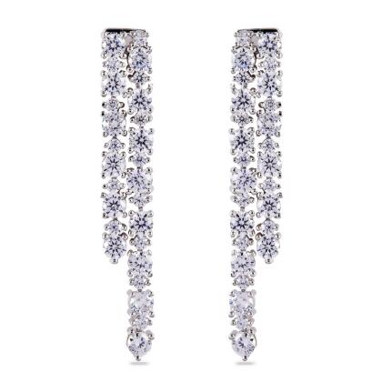 QUINN – Double Strand Earrings 