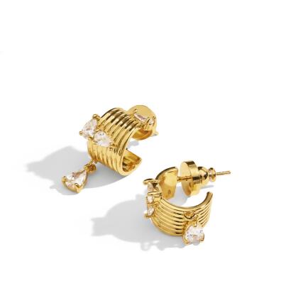SLOANE - Vintage Charm Dangle Post Earrings 