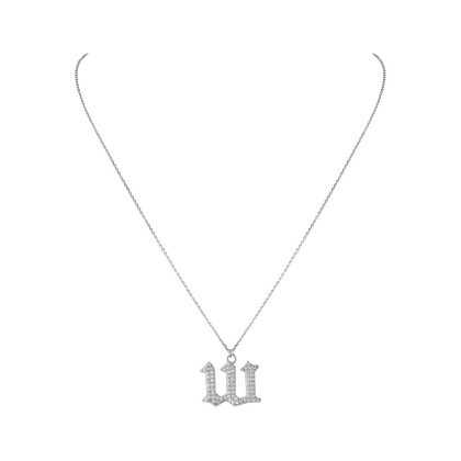 INITIAL &ndash; Gothic Letter Necklace alternate image