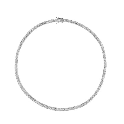 GABRIELLA - Simulated Diamond Tennis Necklace alternate image