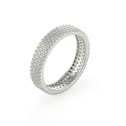 STELLA - Pave Band Ring alternate image