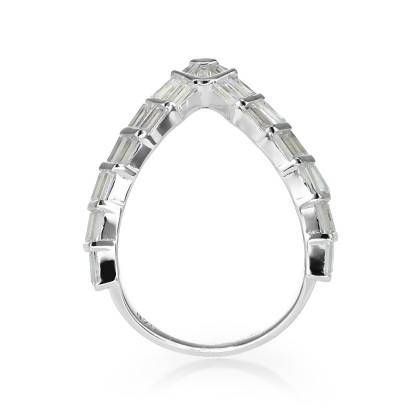 GAIA - V Shaped Baguette Ring (SPECIAL) alternate image