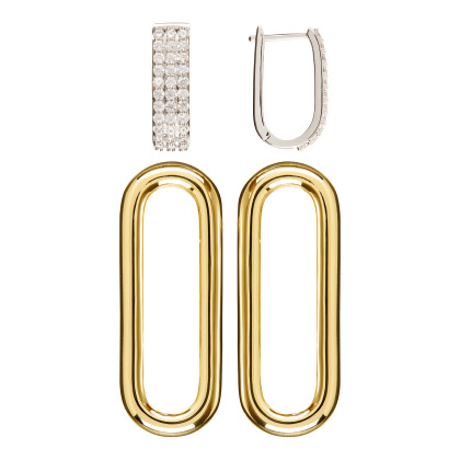 EVA – Convertible Link Drop Earrings alternate image