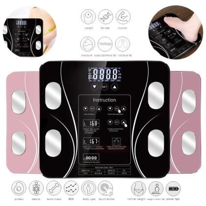 15 In 1 Function English LED Screen Intelligent Digital Smart Fat Measure Body Weight Scale Weighing Scale 