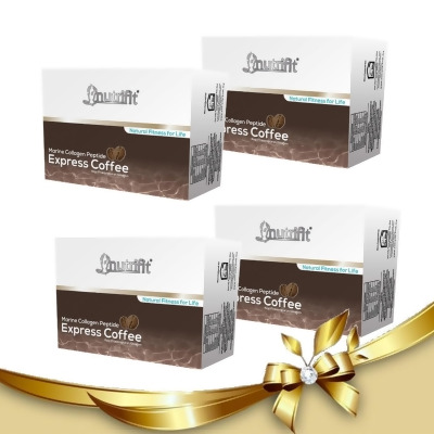 Nutrifit Marine Collagen Peptide Express Coffee (20g x 15 sachets) [4 Boxes] 