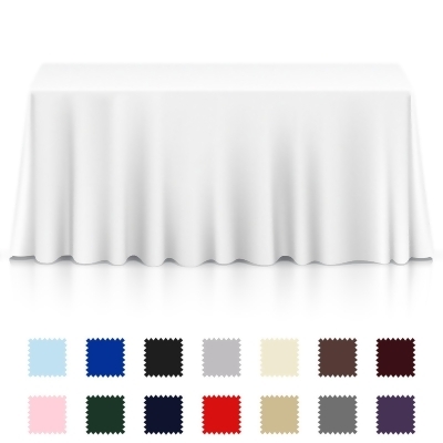 Lann's Linens - Premium Tablecloth for Wedding / Banquet / Restaurant - Rectangular Polyester Fabric Table Cloth 