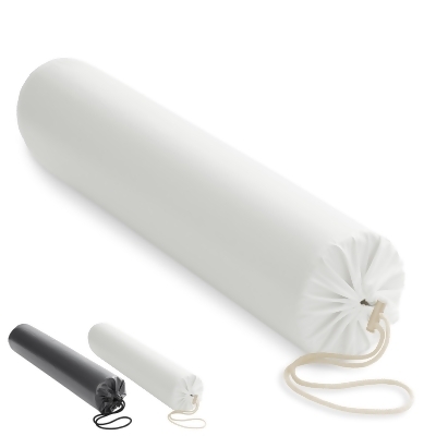 Saloniture Waterproof Cylinder Pillow Case Cover for Massage Table Bolsters - 30 x 6 Inch with Drawstring Closure 