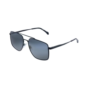 UPC 716736193205 product image for Hugo Boss Boss 1091/S 003 Matte Black Metal Aviator Sunglasses Grey Blue Lens -  | upcitemdb.com