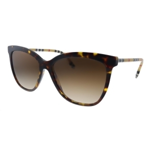 EAN 8056597167116 product image for Burberry Clare Be 4308 385413 Dark Havana Plastic Square Sunglasses Brown Gradie | upcitemdb.com