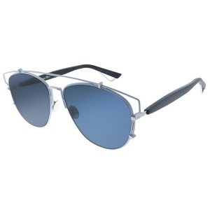 UPC 762753598769 product image for Dior Technologic Pqx A9 Light Blue Matte Black Metal Geometric Sunglasses Blue L | upcitemdb.com