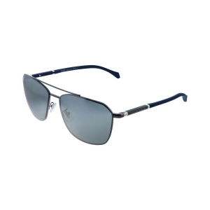 UPC 716736193342 product image for Hugo Boss Boss 1103/F/s Kj1 Dark Ruthenium Metal Aviator Sunglasses Silver Mirro | upcitemdb.com