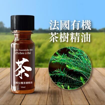 法國有機茶樹精油 清香而具有力量 鎮定思緒 精油入門 Huile Essentielle BIO d'Arbre à thé (Tea tree) 
