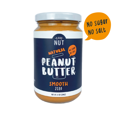 CaveNut Smooth Zero Peanut Butter, 380g 
