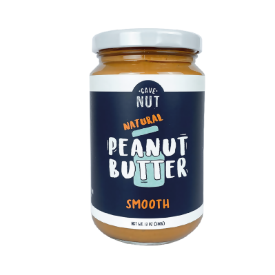 CaveNut Smooth Peanut Butter, 380g 