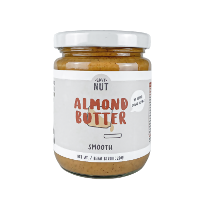 CaveNut Smooth Almond Butter, 220g 