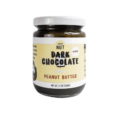 CaveNut Dark Chocolate Chunky Peanut Butter 220g 